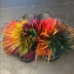 Mardi Gras fur Slides